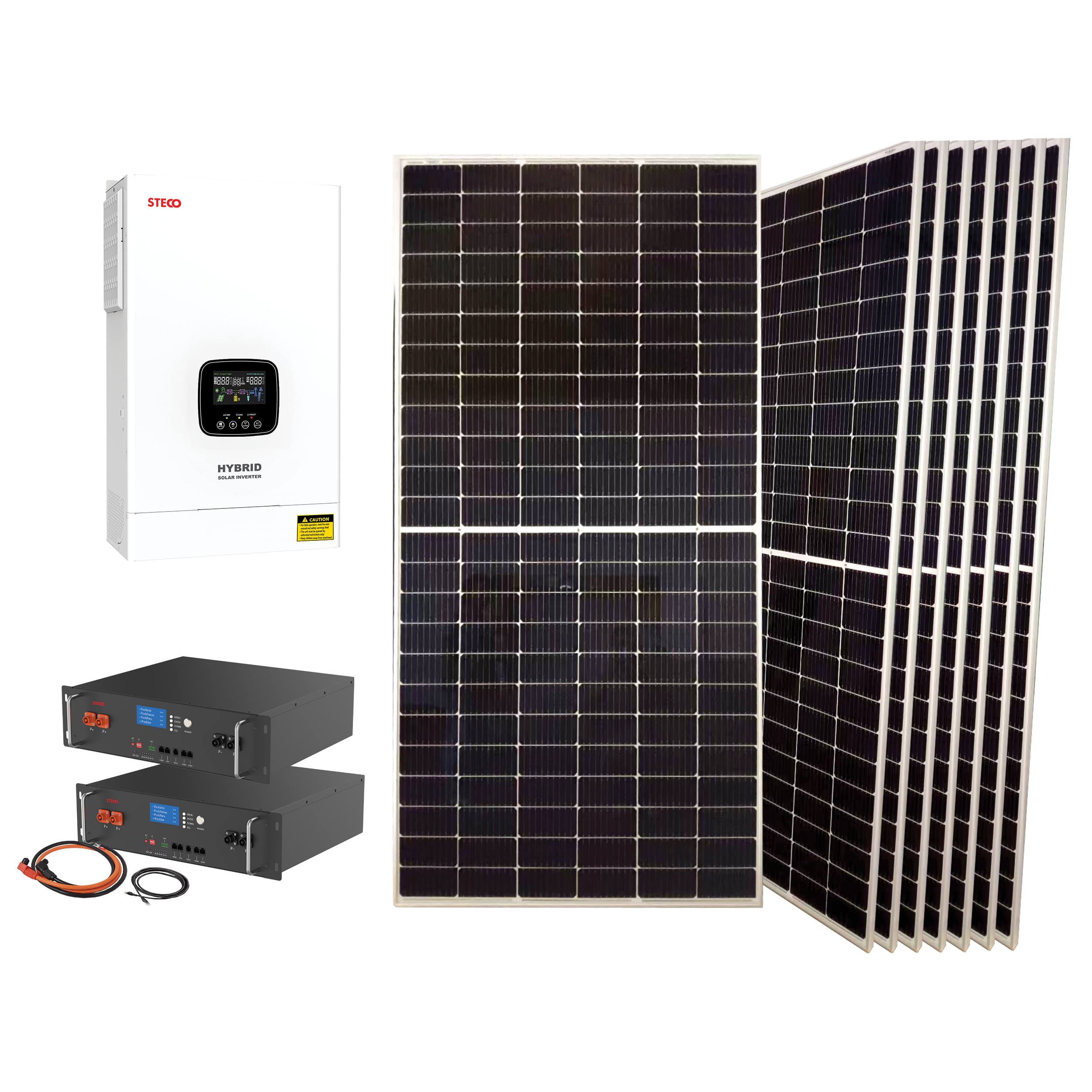 STECO 5kW Solar Solution - Dual Battery Kit