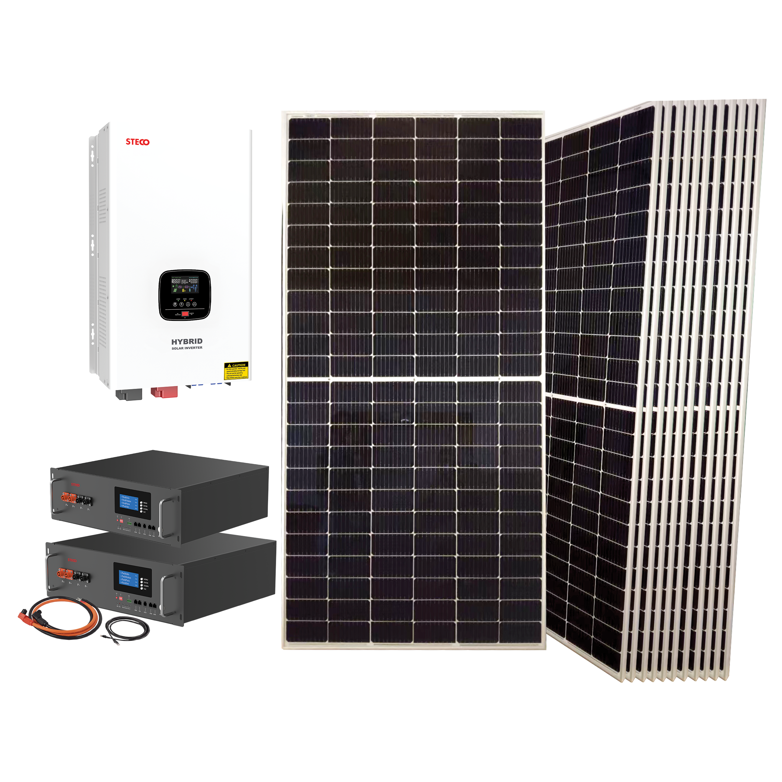 STECO 8kW Solar Solution - Dual Battery Kit